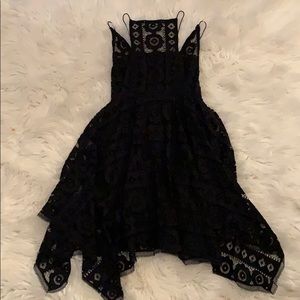 Free People black lace dress